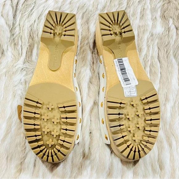 NEW! Chloé Off-White Joline Clogs